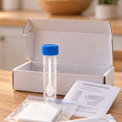 At-home stool test kit